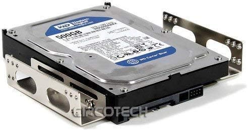 3.5" to 5.25" Bay Hard Disk Drive HDD Mounting Bracket Adapter Metal Kit
