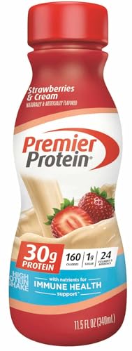 Premier Protein 30g High Protein Shake, Strawberries & Cream, 12 Pack | 160 Calories, 24 Vitamins & Minerals, No Added Sugar, Supports Muscle Health, Gluten-Free, 11.5 oz - image 3