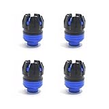 para Motocicleta Scooter e-Bike Universal suspensión Delantera protección Copa Marco Deslizante Protector contra caídas(Blue 4pcs)