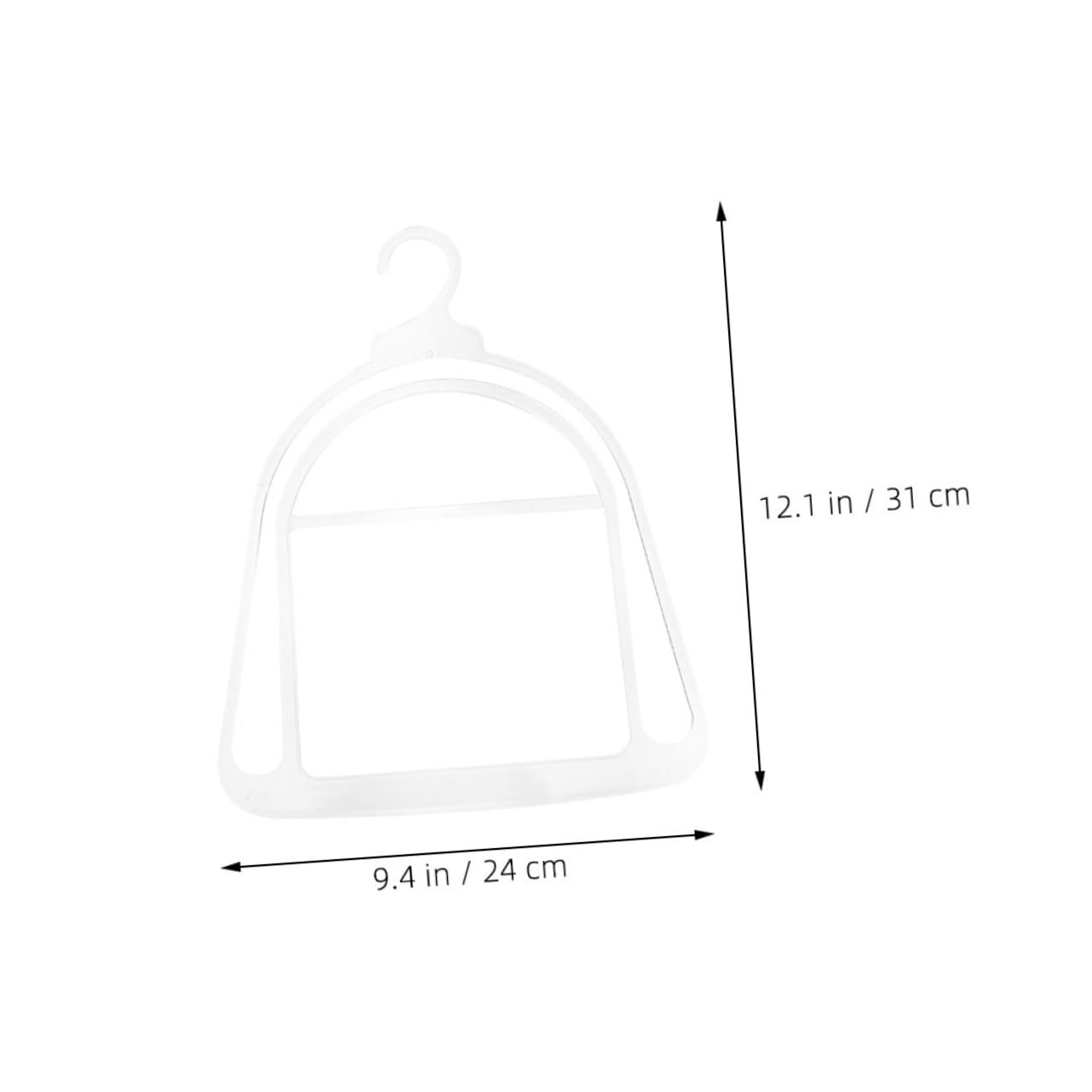 20 Piezas Organizador Transparente para Gorros y Sombreros Perchas de Plástico para Armario Soporte Reutilizable para Bolsos Bufandas Cinturones y Gorras de Béisbol Ahorro de