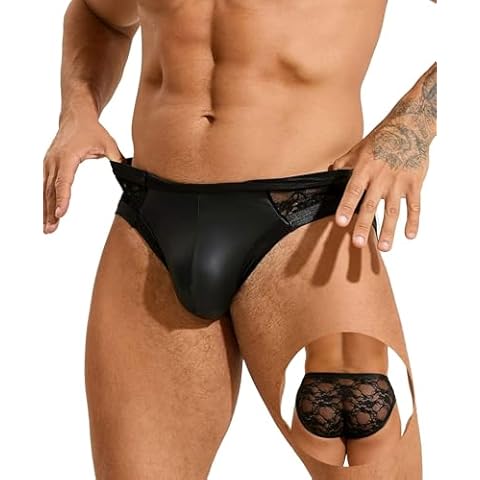 ohyeahlady Lace Sheer Men's Briefs Cover