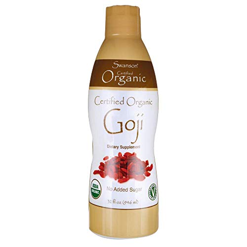 Swanson Certified Organic Goji 32 fl Ounce (946 ml) Liquid