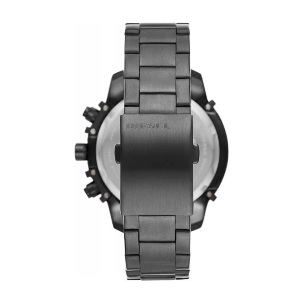 Diesel Griffed Uhr für Herren, Quarz-Chronographenwerk mit Edelstahlarmband