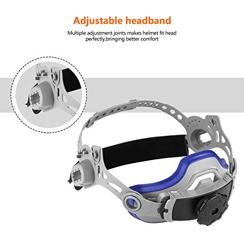 Dekopro Solar Powered Welding Helmet Auto Darkening Professional Hood With Wide Lens Adjustable Shade #TOP4