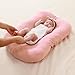 FUNUPUP Rayon Derived from Bamboo Baby Lounger Cover Compatible with Snuggle Me Lounger, Infant Lounger Pillow Cover for Newborn, Removable Elastic Newborn Lounger Cover,Cover Only,Pink