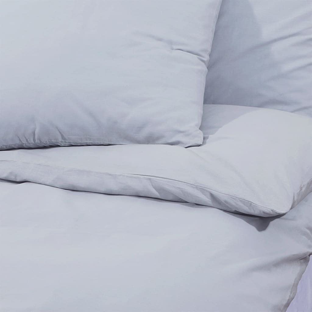 Set Copripiumino Grigio 260x240 cm in Cotone,Casa e Giardino,Biancheria,Lenzuola e Coperte,Copripiumini,1.18kg - 136100