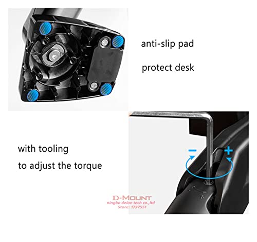 Support de moniteur écran LCD 17-27 pouces avec bras ressort à gaz