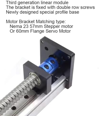 XYZ Liner Block Linear Guide 40mm Width SFU1605161050KG(600mm SFU1605 57mm Close 1.5Nm) — view 5