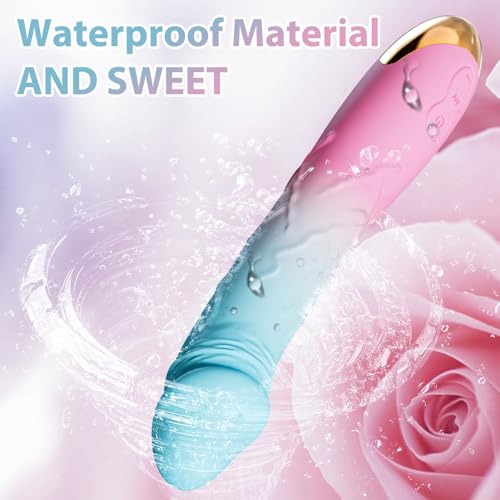 Image of 7.6 Inch Realistic Dildo Vibrator for Women, 10 Powerful Vibration Modes Clitoral G Spot Stimulation Pleasure,Waterproof Rose Adult Sex Toys for Women Couples