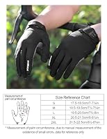 INBIKE Fahrradhandschuhe MTB Moutainbike Handschuhe Langfinger Herren Touchscreen rutschfest Stoßfest Elastisch Reflektierend Atmungsaktiv Radsport Multifunkton IHC406 Schwarz L – Ansicht 6