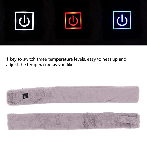 ANGGREK Electric Heated Scarf, USB Heated Scarf with 3 Temperature Settings4