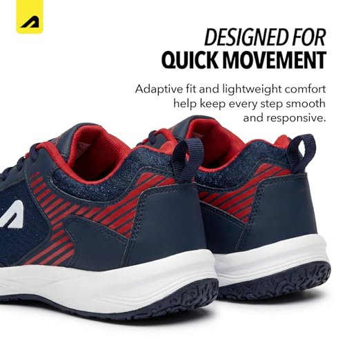 Image of Boldfit Badminton Shoes for Man Lightweight Non Marking Shoes for Badminton Breathable Anti Skid Shoe for Man Shuttle Non Marking Indoor Shoe for Pickleball, Tennis, Padel