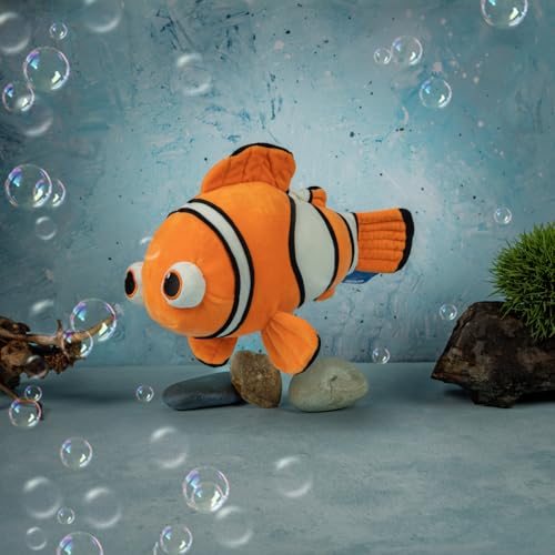 Image of Mirada Pixar Officially Licensed Nemo Soft Toy - 32cm | Cute Orange Plush from Finding Nemo | Adorable & Huggable Stuffed Character for Kids, Girls & Boys | Perfect Collectible & Gift