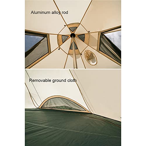 Carpa Tipi Familiar Impermeable Grande para Camping miniatura 7