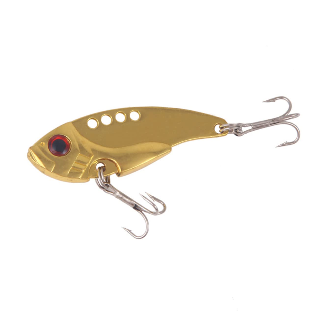 Toddmomy Pièces Appâts pour La Pêche Hameçon Triple Aux Leurres Durs Cuillère De Pêche Leurres Appâts pour Poissons Appât De Natation pour Basse Eau Fraiche Faire Tourner Faux Appât