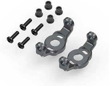 HPI Racing HPI161145 Aluminum C-Hub Set Toys Accessories for Venture 18 Gunmetal