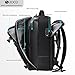 SUOCO Travel Vacuum Backpack with Portable Electric Pump, 45L Carry On Compression Seal Travel Backpack with Vacuum System, Traveling Packing Luggage Suitcase, Black