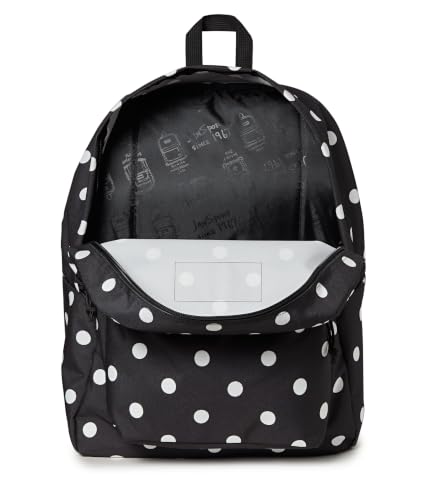 Image of JanSport SuperBreak One Backpack - Durable & Lightweight, 1 Main Compartment, Front Utility Pocket with Built-in Organizer, Spot On Black