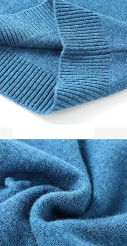 Rivccku Mens V Neck Sleeveless Sweater Vest 100% Cashmere Comfort Knitted Pullover Tank Top4