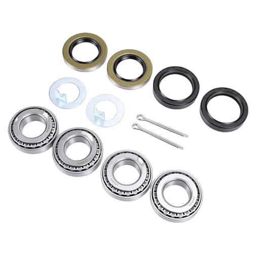 Image of Aramox 2-Pack Trailer Hub Bearings Kit, L44643 for 1 Inch Axle