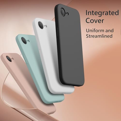 Image of FireNova Magnetic for iPhone 17e Case /iPhone 16e Case, Compatible with MagSafe, [Silicone Camera Protection] Microfiber Lining Phone Case, 6.1 inch, Space Gray