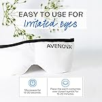 Avenova Eye Compress Mask - Reusable & Microwaveable Eye Mask for Irritated Eyes - Stye, Headache, Allergy & Sinus Relief - Image 3