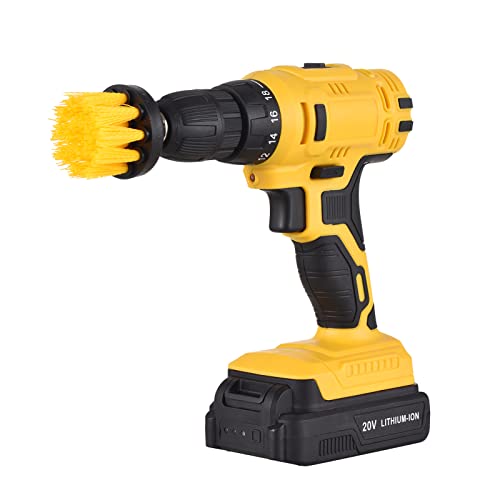 Weytoll 20 V tragbare Akku-Bohrmaschine 3/8-Zoll-Futter Handbohrmaschine Schraubendreher mit 2 Batterien… – Bild 3