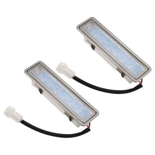 Ampoule hotte cuisine LED blanc froid en verre et aluminium 2pcs