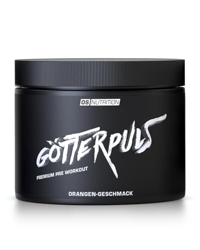 OS NUTRITION Götterpuls Premium Pre Workout Booster Orange, Pulver, 308g OS NUTRITION Götterpuls Premium Pre Workout Booster Orange, Pulver, 308g