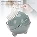 Pet Massage Brush, Pet Grooming Tool Pet Hair Comb Innovative Design for Deep Cleaning Mild and Massage Ergonomic Grip Versatile Use for Short and Long Haired Pets (Green)