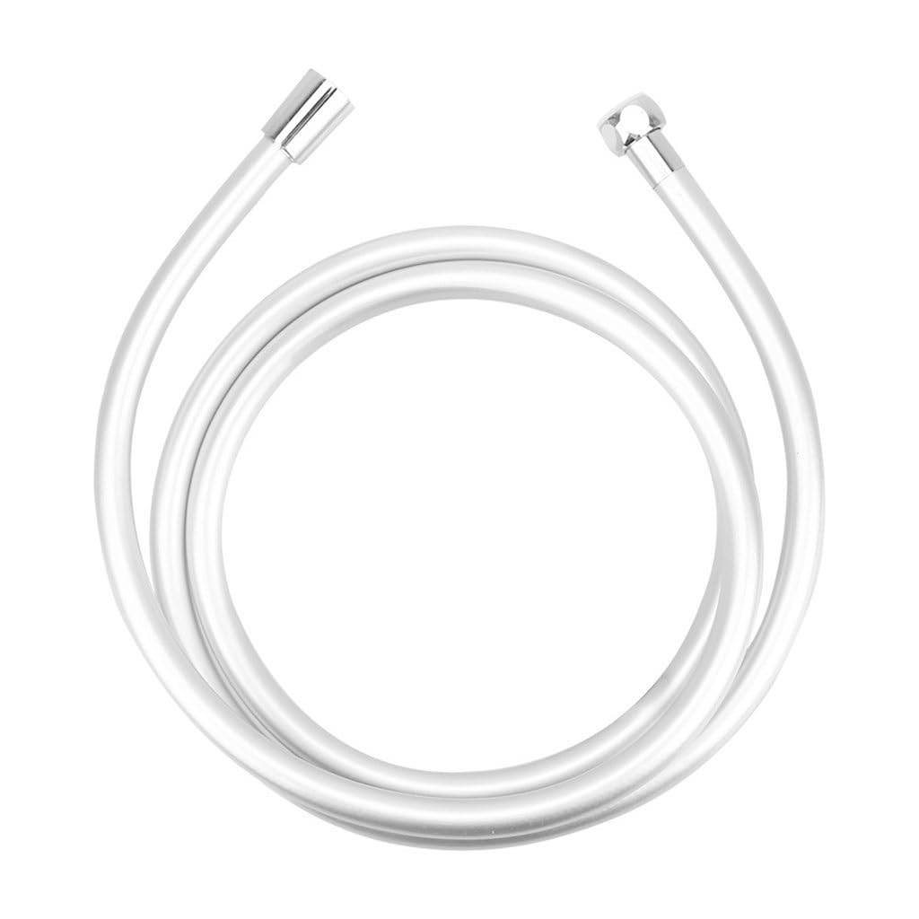 PVC Shower Hose Flexible Shower Pipe, GI/2 Universal Interface High Pressure Anti Winding Bathroom Accessories(2m)