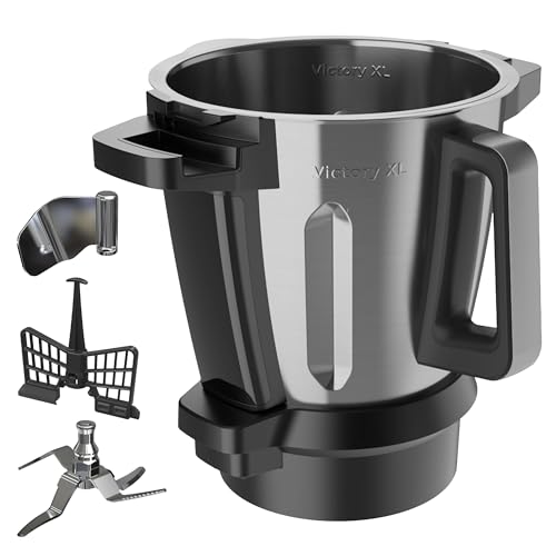 Cecotec Mambo Jarra de Cocina y Accesorios, Compatible con Mambo Modelo de Cocina, Garrafa Victoria, Accesorios Profesionales, Jarra de Acero Inoxidable
