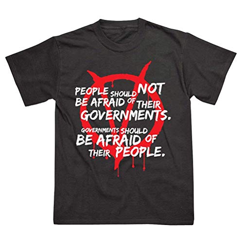 KABEN V for Vendetta Inspired People and Governments T-Shirt