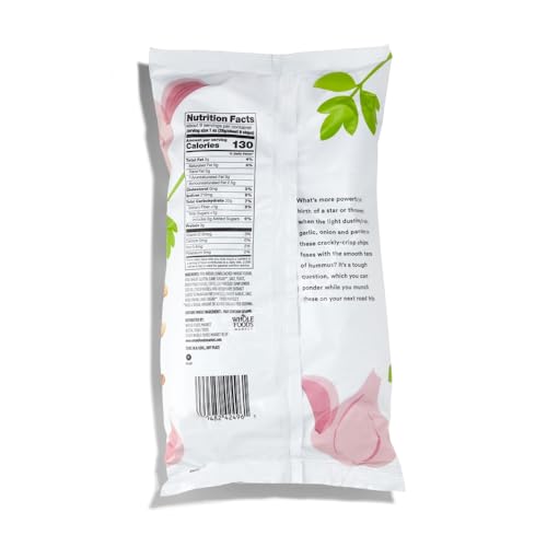 365 by Whole Foods Market, Garlic Herb Pita Chips, 9 Ounce