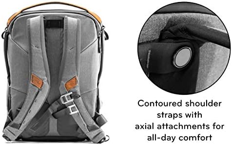 Peak Design Everyday Backpack V2 20L Ash, Camera Bag, Laptop Backpack with Tablet Sleeves (BEDB-20-AS-2) 3 Peak Design Everyday Backpack V2 20L Ash, Camera Bag, Laptop Backpack with Tablet Sleeves (BEDB-20-AS-2)