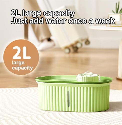 Fuente de agua automática para gatos y perros 2L miniatura 4