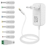 ac adapter output 12v 1000ma ✔12V 1A Adapter.Bestanden CE,GS,BS,EN,TÜV Zertifizierung,Stellen Sie sicher, dass der Adapter sicher verwendet werden kann.Jedes Produkt wird einem 24-Stunden-Alterungstest unterzogen,um Produktfehler auf ein Minimum zu reduzieren.Paketgewicht:125g;Paket:1 * 12V 1A Netzteil+9 * Verschiedene Umrüstköpfe.Bitte überprüfen Sie die Fotos.