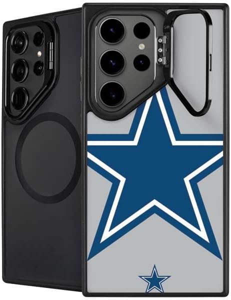 Skinit Kickstand Phone Case Compatible with Galaxy S24 Ultra - Officially Licensed NFL Dallas Cowboys Large Logo Design