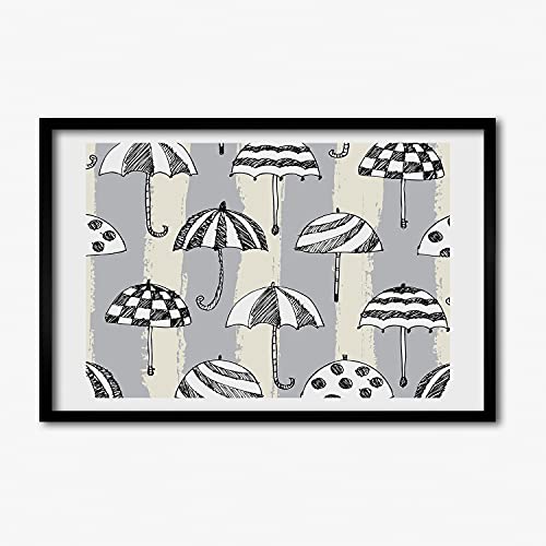 Cadre en bois moderne 60x40 cm Tulup pour habiller un mur vide avec une peinture