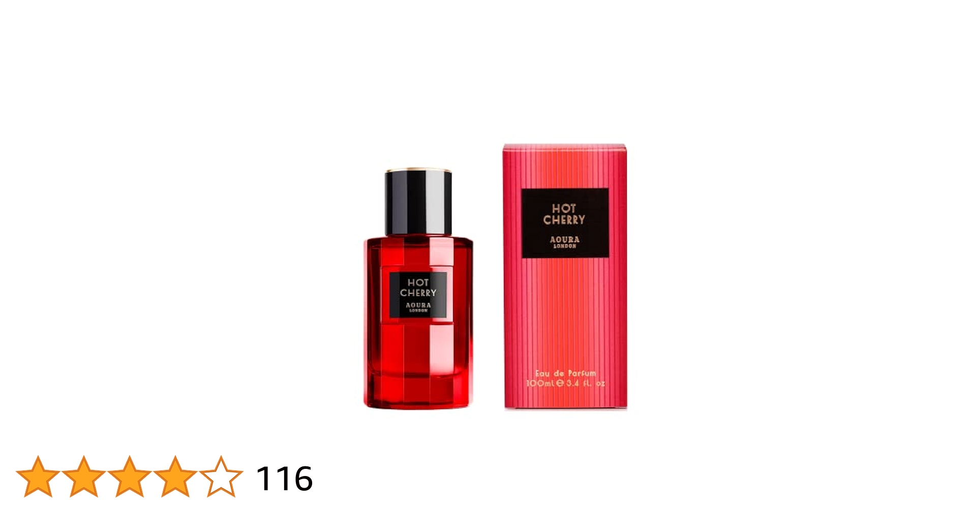 Aoura HOT CHERRY オードパルファム 100ml Aoura London Hot Cherry Eau De Parfum for Women 100ml