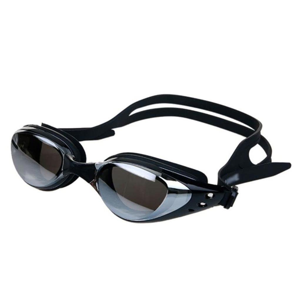 DFrywdgSEY swimming goggles, Mirrored Swim Silicone Seal Swimming Goggles Diving Glasses UV Protection Anti-fog Anti-shatter Waterproof