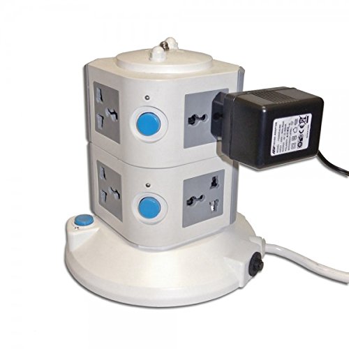 Multipresa-compatto: 8 prese, 16a 4000w-adattatore...