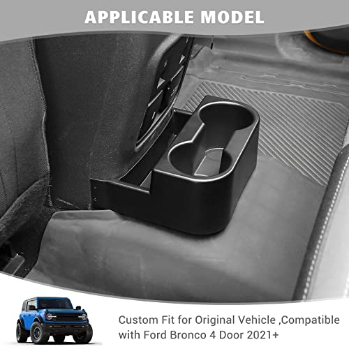 Portavasos trasero doble compatible Ford Bronco 2021-2023 miniatura 2