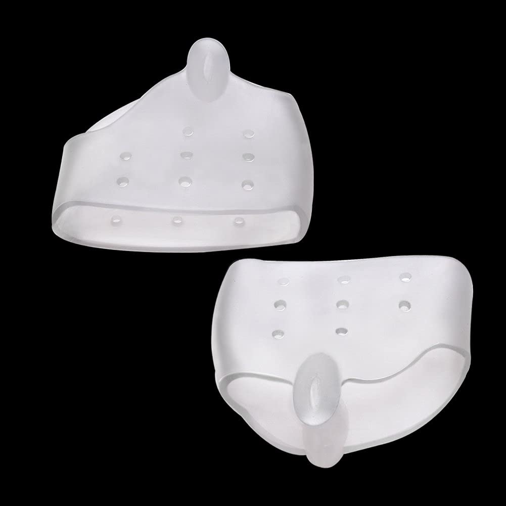 TILEZE Paia di Separatori per Dita Grandi in Silicone per alleviare Il Dolore, Separatori per Dita morbide, casa Traspirante per Uomo Donna all'aperto al Chiuso