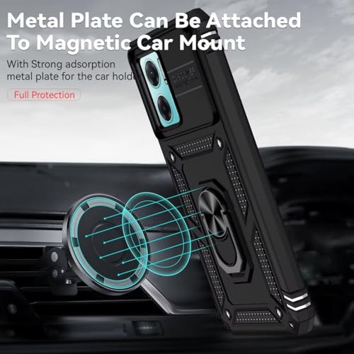 Funda para Redmi Note 11E y Redmi 10 5G con protector de pantalla y tapa de cámara 6