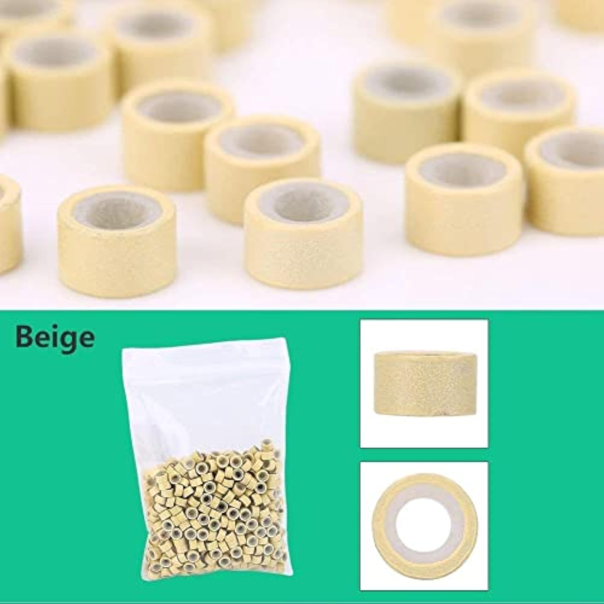 Professional Hair Extension Tool Pliers with Micro Silicone Rings