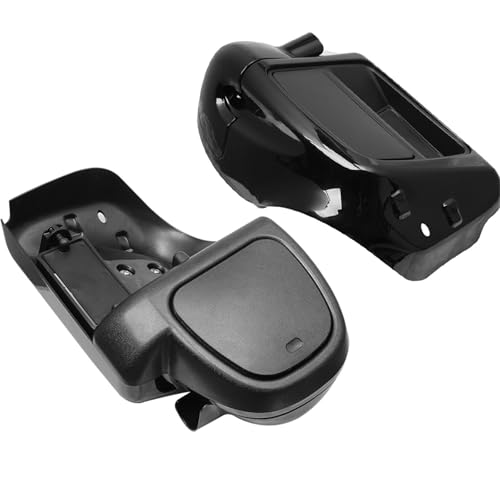 Boîte à gants carénage jambe inférieure ventilée noire brillante Harley Electra Glide FLHTCU - 4