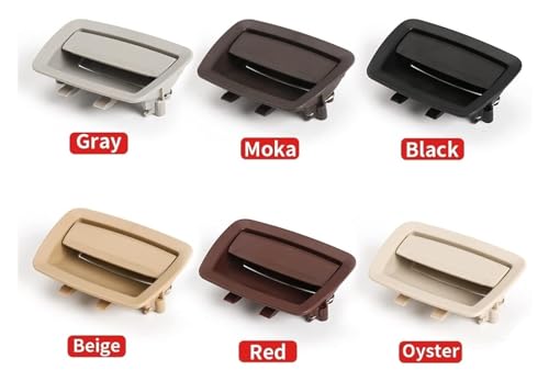 Window Switch Button for F10 F11 F02 Front Glove Box Handle Cover Lid Lock for 5 7 Series Toolbox Glove Boxes Cover Switch(Black)(Red)