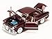 1949 Ford Coupe, Burgundy - Motormax Premium American 73213 - 1/24 Scale Diecast Model Car,unisex-children