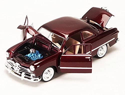 Modelo a escala 1:24 Ford Coupe 1949 Burdeos miniatura 5
